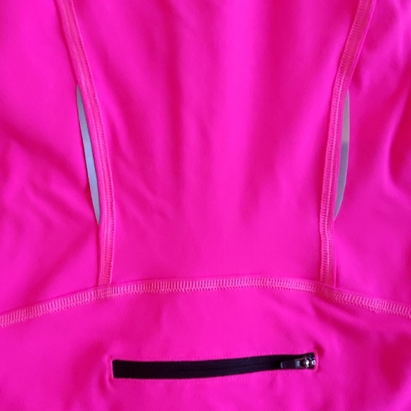 Neon pink VSX workout zip-up - Picture 4 of 5